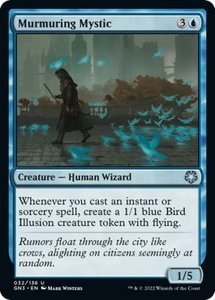 Murmuring Mystic - Magic Game Night: Free-For-All (GN3) #32 - Uncommon Magic: The Gathering Trading Card