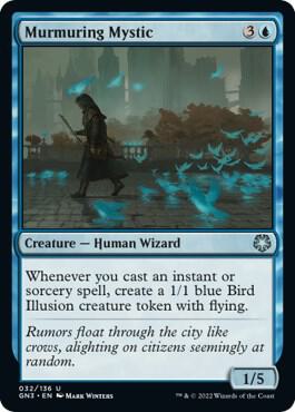 Murmuring Mystic trading card from Magic Game Night: Free-For-All Murmuring Mystic - Magic Game Night: Free-For-All Magic: The Gathering trading card