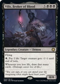 Vilis, Broker of Blood - Magic Game Night: Free-For-All (GN3) #63 - Rare Magic: The Gathering Trading Card