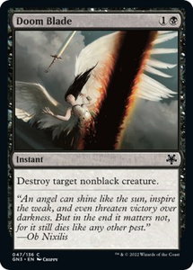 Doom Blade - Magic Game Night: Free-For-All (GN3) #47 - Common Magic: The Gathering Trading Card