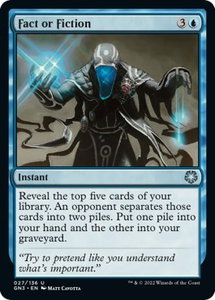 Fact or Fiction - Magic Game Night: Free-For-All (GN3) #27 - Uncommon Magic: The Gathering Trading Card