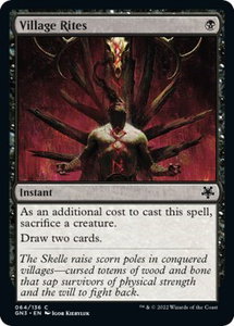 Village Rites - Magic Game Night: Free-For-All (GN3) #64 - Common Magic: The Gathering Trading Card