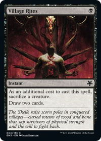 Village Rites - Magic Game Night: Free-For-All (GN3) #64 - Common Magic: The Gathering Trading Card