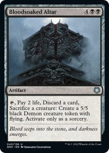 Bloodsoaked Altar - Magic Game Night: Free-For-All (GN3) #43 - Uncommon Magic: The Gathering Trading Card