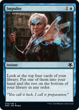 Impulse trading card from Magic Game Night: Free-For-All Impulse - Magic Game Night: Free-For-All Magic: The Gathering trading card