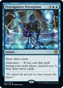 Precognitive Perception - Magic Game Night: Free-For-All (GN3) #34 - Rare Magic: The Gathering Trading Card