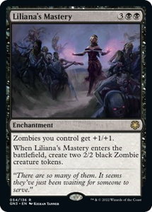 Liliana's Mastery - Magic Game Night: Free-For-All (GN3) #54 - Rare Magic: The Gathering Trading Card
