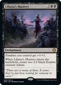 Liliana's Mastery - Magic Game Night: Free-For-All (GN3) #54 - Rare Magic: The Gathering Trading Card
