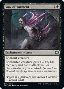 Vow of Torment - Magic Game Night: Free-For-All (GN3) #65 - Uncommon Magic: The Gathering Trading Card