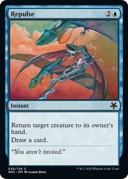 Repulse trading card from Magic Game Night: Free-For-All Repulse - Magic Game Night: Free-For-All Magic: The Gathering trading card