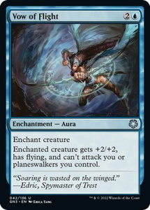 Vow of Flight - Magic Game Night: Free-For-All (GN3) #42 - Uncommon Magic: The Gathering Trading Card