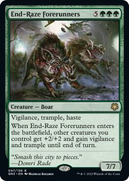 End-Raze Forerunners - Magic Game Night: Free-For-All Magic: The Gathering trading card
