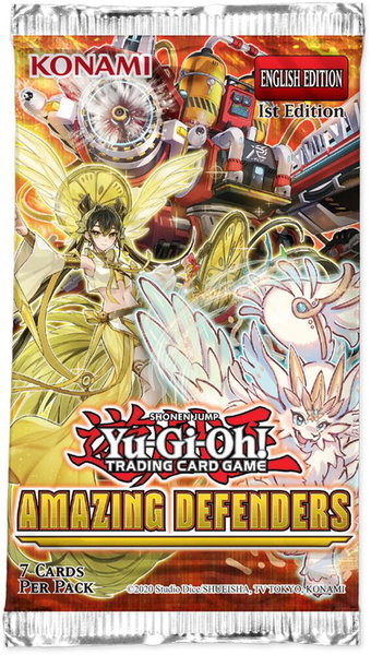 Amazing Defenders Booster Pack [1st Edition] - Amazing Defenders YuGiOh trading card