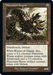 Wurmcoil Engine - The Brothers' War: Retro Frame Artifacts (BRR) #63 - Mythic Rare Magic: The Gathering Trading Card