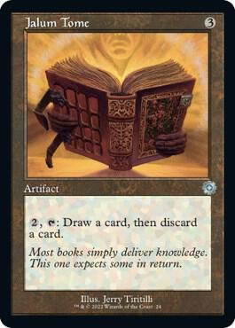 Jalum Tome - The Brothers' War: Retro Frame Artifacts Magic: The Gathering trading card