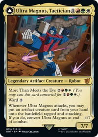 Ultra Magnus, Tactician - Universes Beyond: Transformers (BOT) #15 - Mythic Magic: The Gathering Trading Card