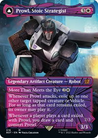 Prowl, Stoic Strategist (Shattered Glass) - Universes Beyond: Transformers (BOT) #16 - Mythic Magic: The Gathering Trading Card