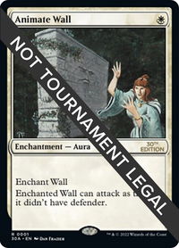 Animate Wall - 30th Anniversary Edition (30A) #1 - Rare Magic: The Gathering Trading Card
