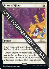Blaze of Glory - 30th Anniversary Edition (30A) #6 - Rare Magic: The Gathering Trading Card