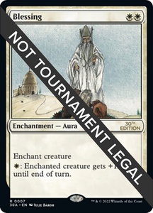 Blessing - 30th Anniversary Edition (30A) #7 - Rare Magic: The Gathering Trading Card