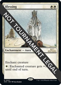 Blessing - 30th Anniversary Edition (30A) #7 - Rare Magic: The Gathering Trading Card