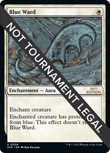 Blue Ward - 30th Anniversary Edition (30A) #8 - Uncommon Magic: The Gathering Trading Card