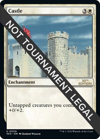 Castle - 30th Anniversary Edition (30A) #9 - Uncommon Magic: The Gathering Trading Card
