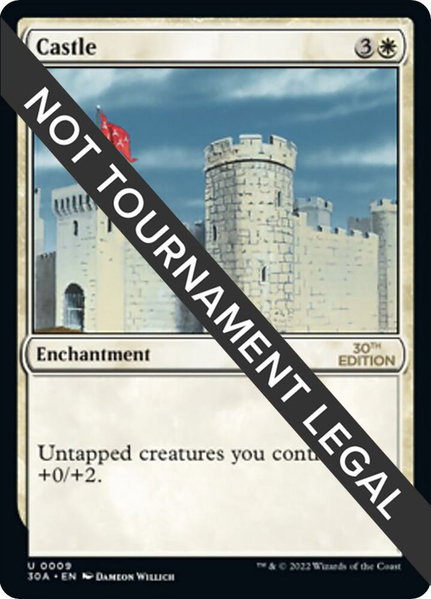 Castle - 30th Anniversary Edition Magic: The Gathering trading card