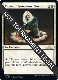 Circle of Protection: Blue - 30th Anniversary Edition (30A) #11 - Common Magic: The Gathering Trading Card