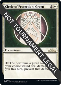 Circle of Protection: Green - 30th Anniversary Edition (30A) #12 - Common Magic: The Gathering Trading Card