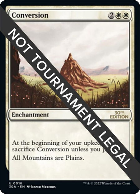 Conversion - 30th Anniversary Edition Magic: The Gathering trading card