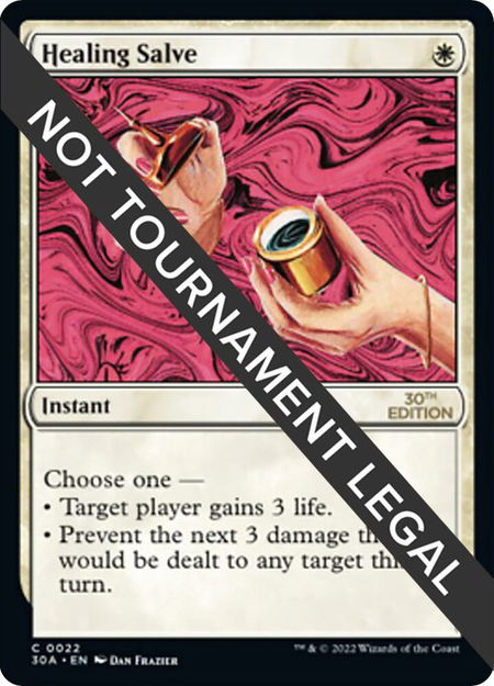 Healing Salve - 30th Anniversary Edition Magic: The Gathering trading card