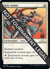 Holy Armor - 30th Anniversary Edition (30A) #23 - Common Magic: The Gathering Trading Card