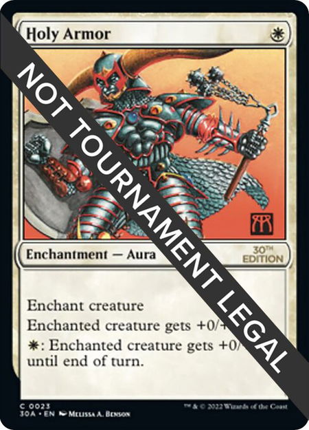 Holy Armor - 30th Anniversary Edition Magic: The Gathering trading card