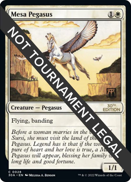 Mesa Pegasus - 30th Anniversary Edition Magic: The Gathering trading card