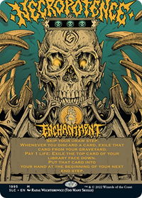 Necropotence - Secret Lair Countdown Kit (SLC) #1995 - Mythic Magic: The Gathering Trading Card