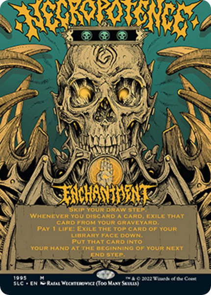Necropotence trading card from Secret Lair Countdown Kit Necropotence - Secret Lair Countdown Kit Magic: The Gathering trading card