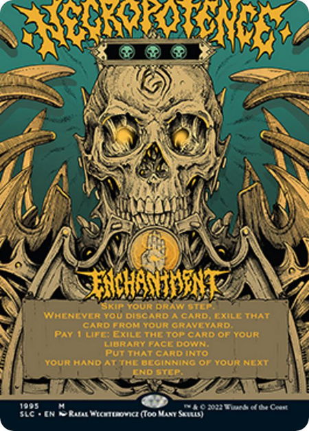 Necropotence - Secret Lair Countdown Kit Magic: The Gathering trading card