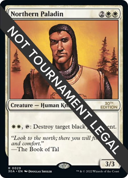 Northern Paladin - 30th Anniversary Edition Magic: The Gathering trading card