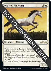 Pearled Unicorn - 30th Anniversary Edition (30A) #30 - Common Magic: The Gathering Trading Card