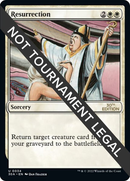 Resurrection - 30th Anniversary Edition Magic: The Gathering trading card