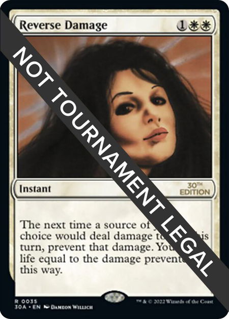 Reverse Damage - 30th Anniversary Edition Magic: The Gathering trading card