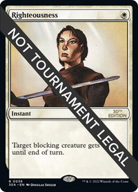 Righteousness - 30th Anniversary Edition (30A) #36 - Rare Magic: The Gathering Trading Card