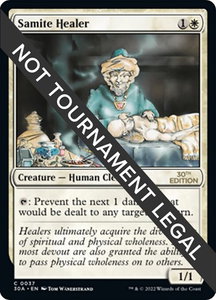Samite Healer - 30th Anniversary Edition (30A) #37 - Common Magic: The Gathering Trading Card
