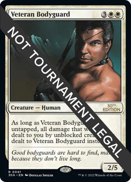 Veteran Bodyguard - 30th Anniversary Edition Magic: The Gathering trading card