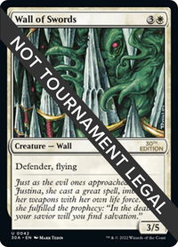 Wall of Swords - 30th Anniversary Edition (30A) #42 - Uncommon Magic: The Gathering Trading Card