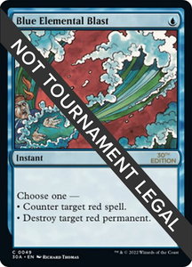 Blue Elemental Blast - 30th Anniversary Edition (30A) #49 - Common Magic: The Gathering Trading Card