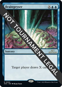 Braingeyser - 30th Anniversary Edition (30A) #50 - Rare Magic: The Gathering Trading Card