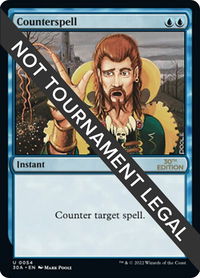 Counterspell - 30th Anniversary Edition (30A) #54 - Uncommon Magic: The Gathering Trading Card