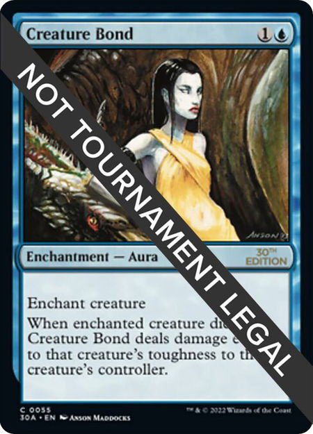 Creature Bond - 30th Anniversary Edition Magic: The Gathering trading card
